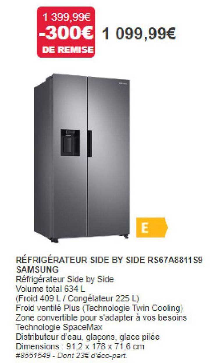 Réfrigérateur Side By Side Samsung