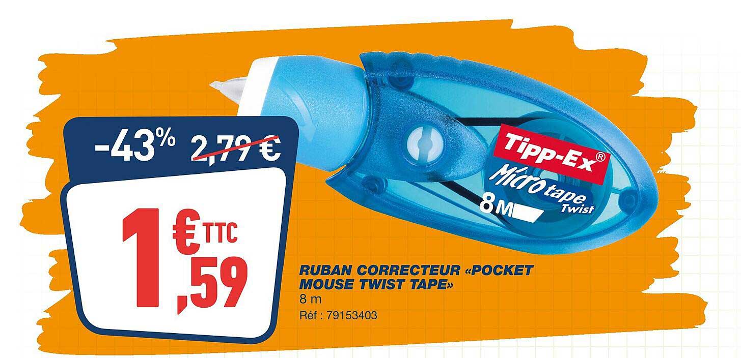 ruban correcteur «pocket mouse twist tape» tipp-ex