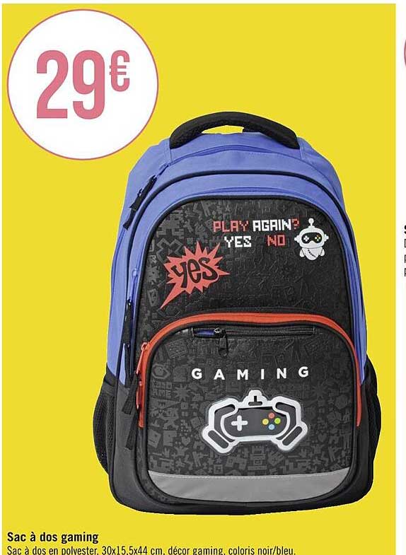 Sac à Dos Gaming