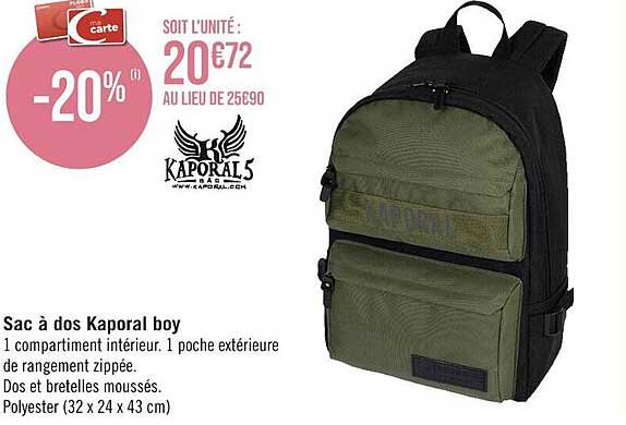 sac à dos kaporal boy