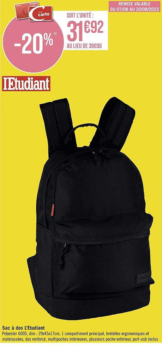 Sac à Dos L'étudiant