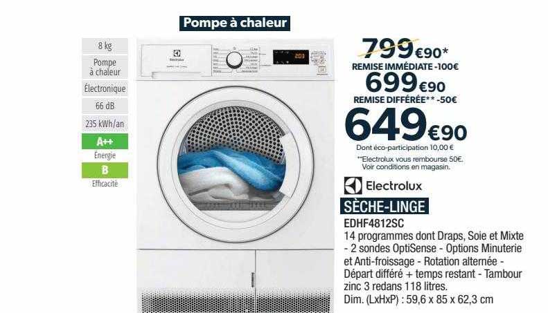 sèche-linge electrolux