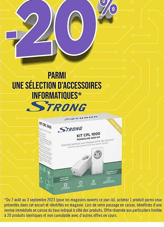 sélection d'accessoires informatiques strong