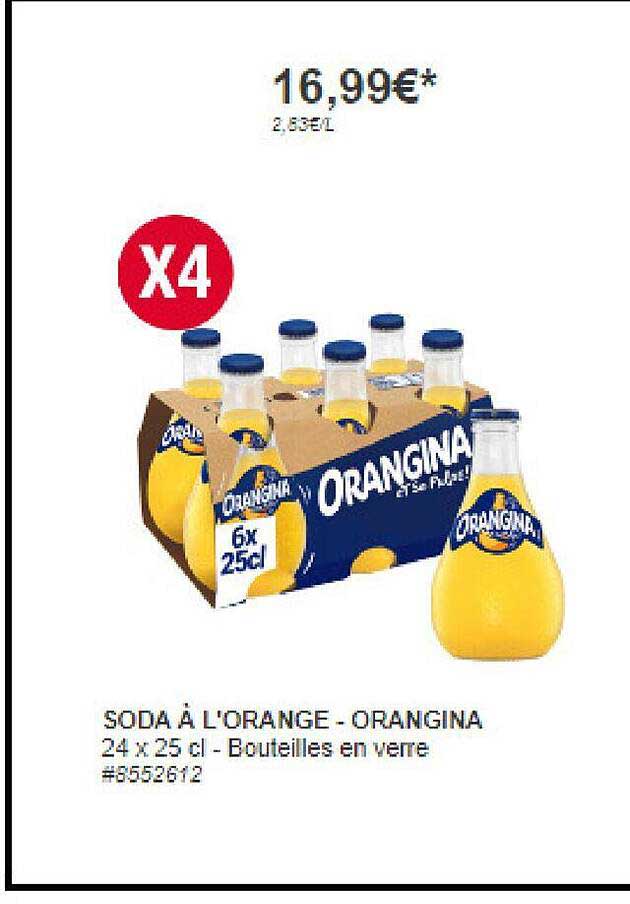 soda à l'orange - orangina