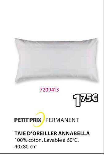 taie d'oreiller annabella