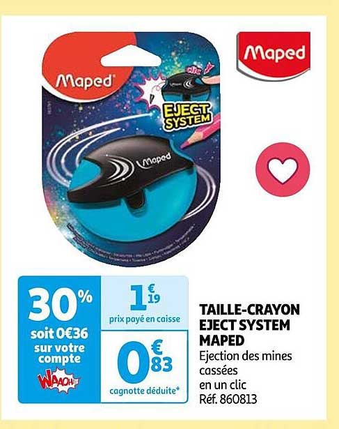 taille-crayon eject system maped