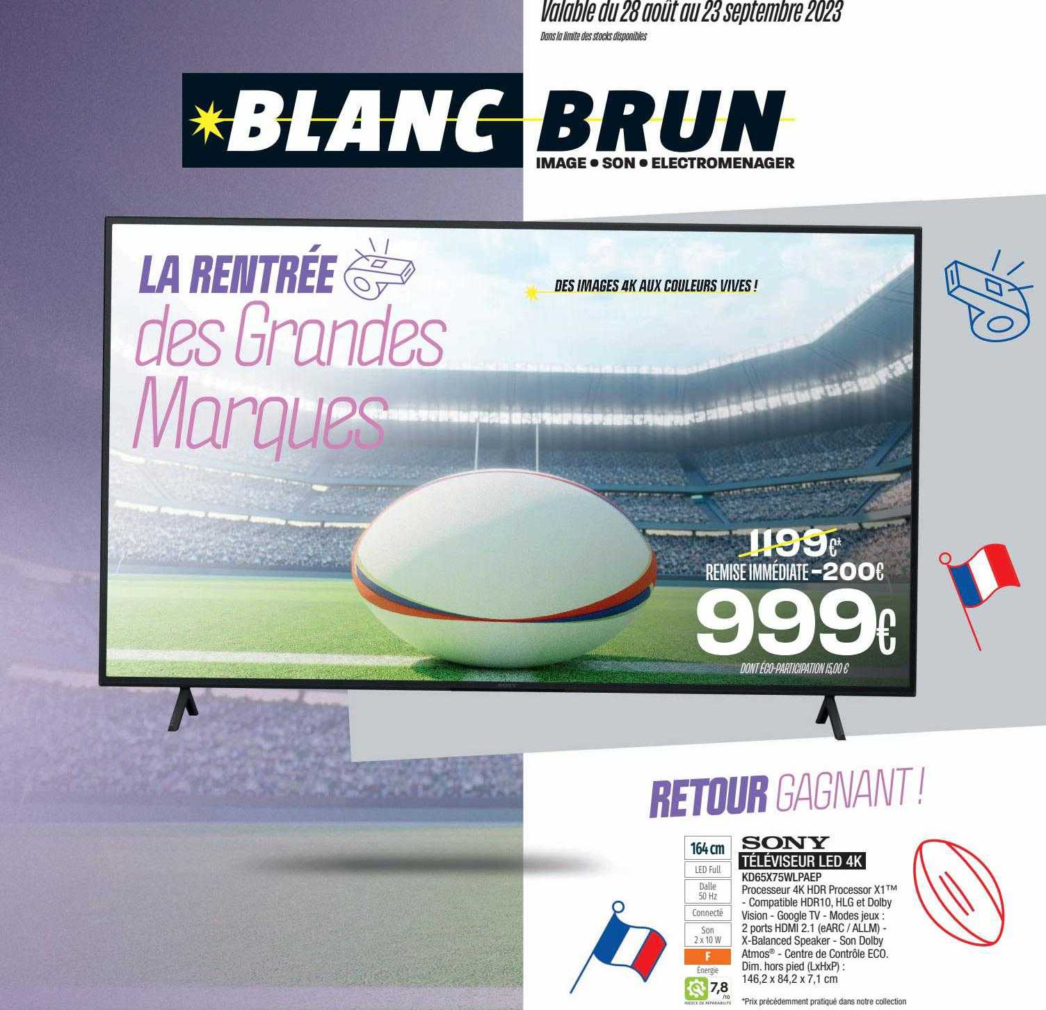 Téléviseur Led 4k Sony