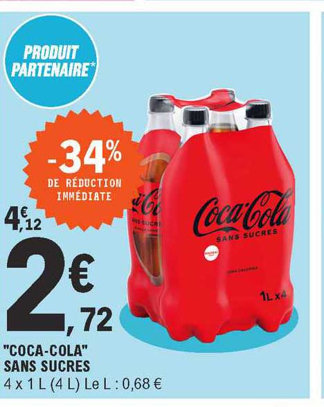 "coca-cola" sans sucres