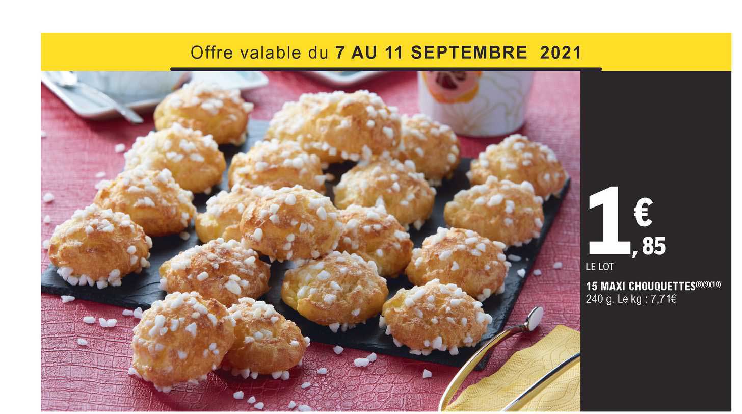 15 Maxi Chouquettes