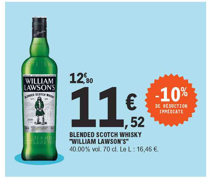 blended scotch whisky "william lawson's"