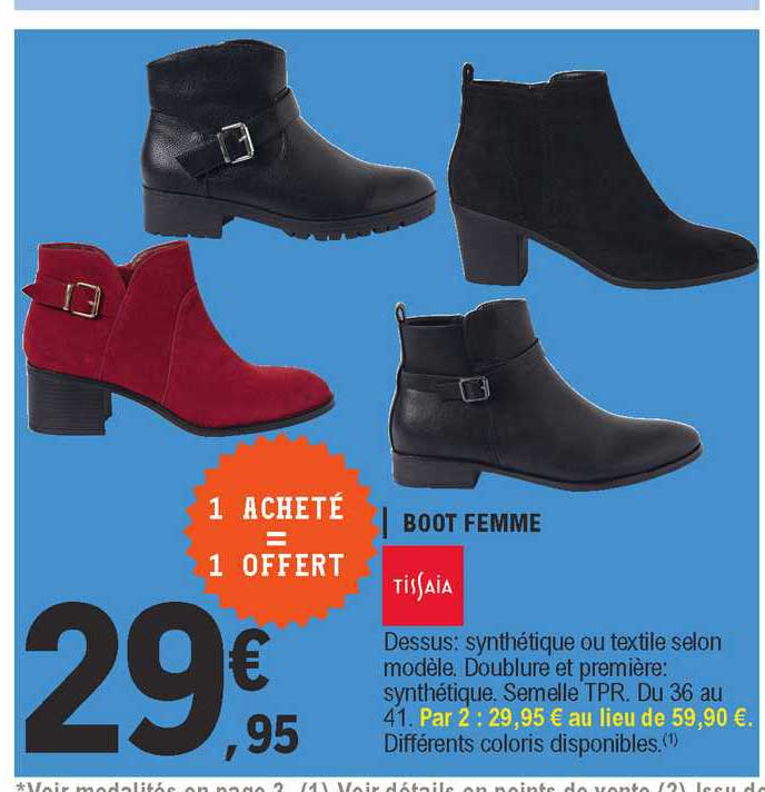 boot femme tissaia