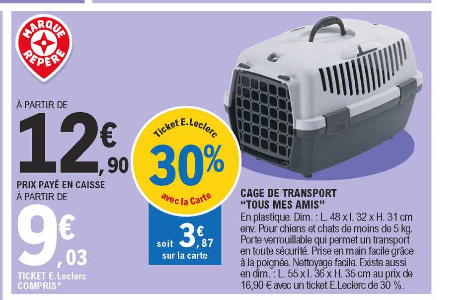 cage de transport "tous mes amis"
