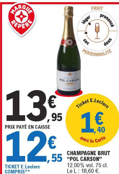 champagne brut "pol carson"