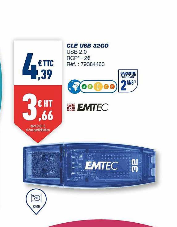 clé usb 32go emtec