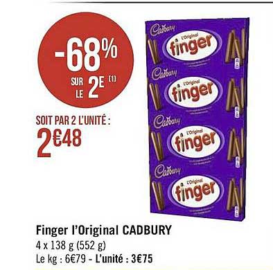 finger l'original cadbury