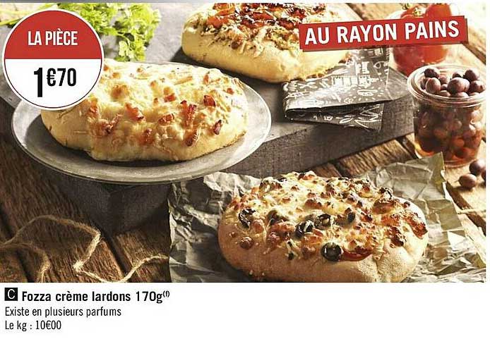 fozza crème lardons 170g