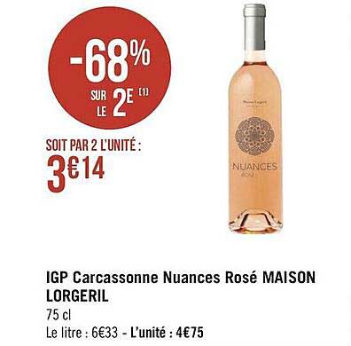 igp carcassonne nuances rosé maison lorgeril