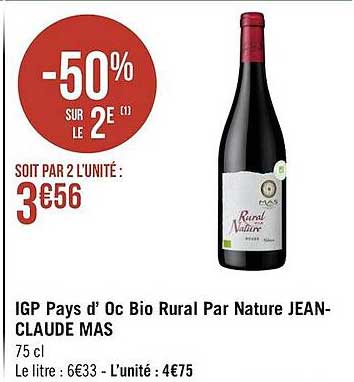 igp pays d'oc bio rural par nature jean-claude mas