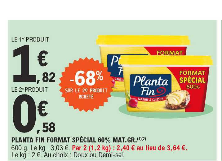 planta fin format spécial 60% mat. gr.