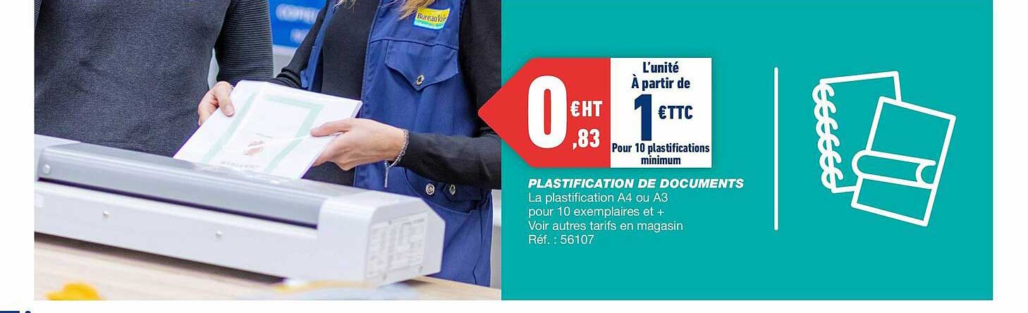 plastification de documents