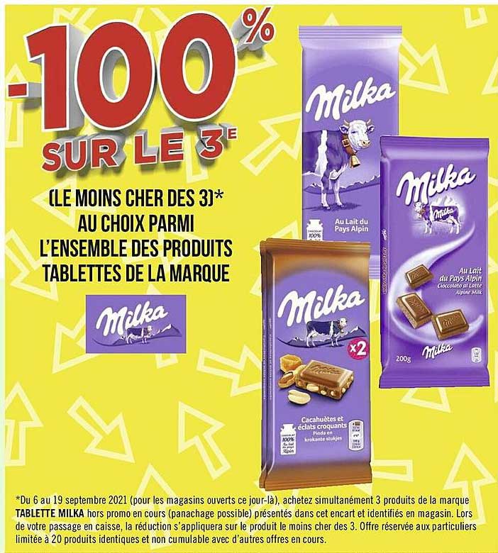 Produits Tablettes De La Marque Milka