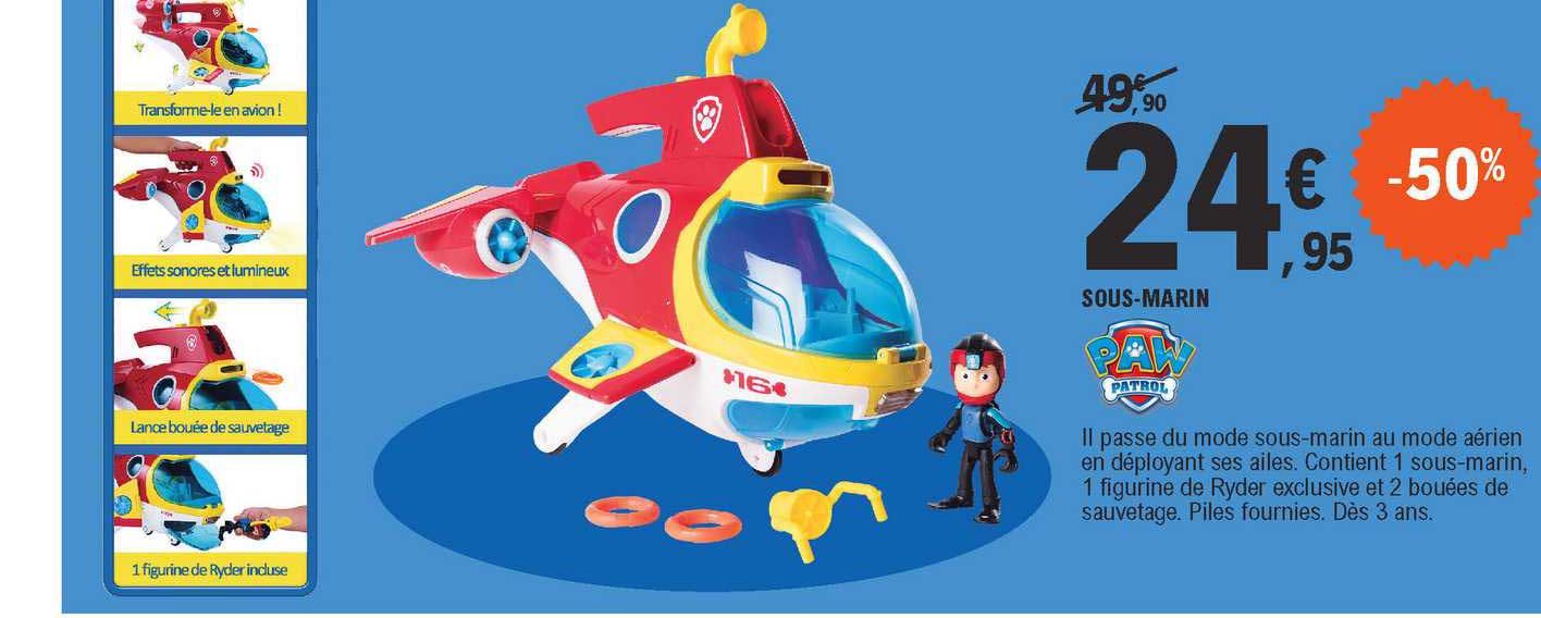 sous-marin paw patrol