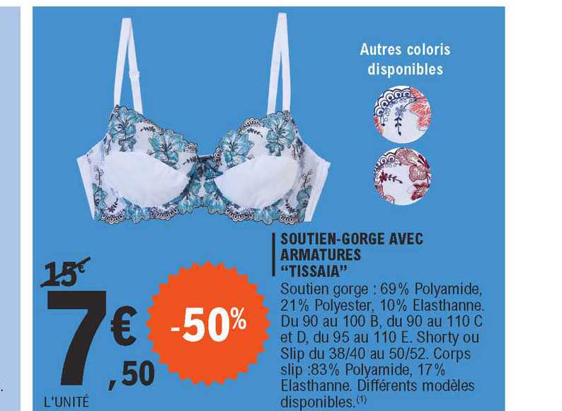 soutien-gorge avec armatures "tissaia"