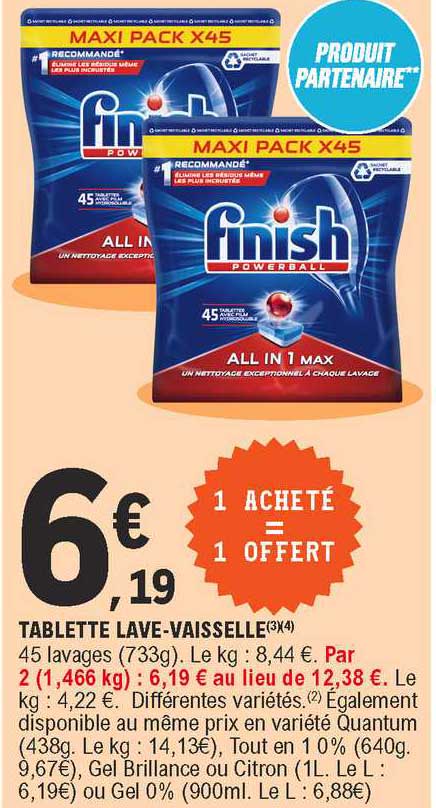 tablette lave-vaisselle