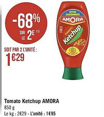 tomato ketchup amora