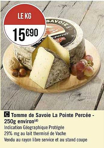 tomme de savoie la pointe percée - 250g environ