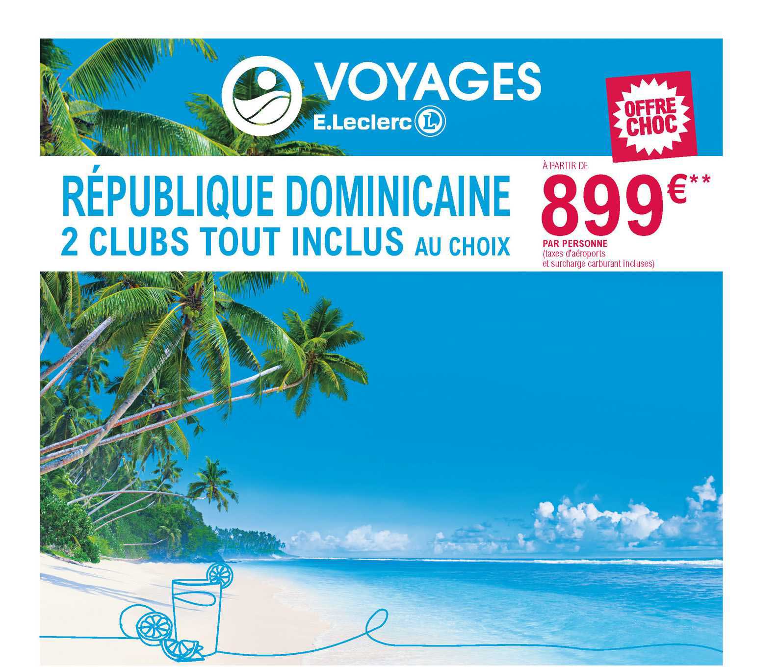 voyages e.leclerc : république dominicaine