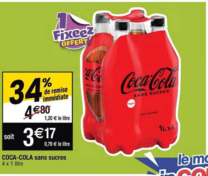 coca-cola sans sucres