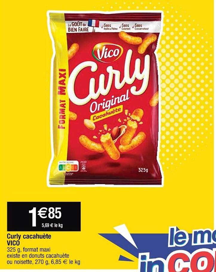 Curly Cacahuète Vico