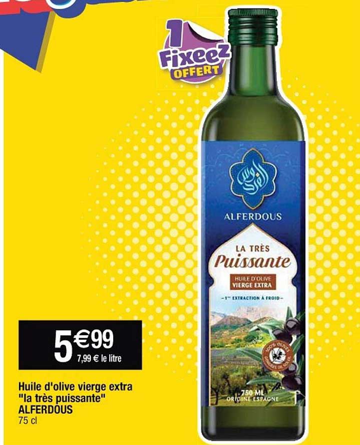 huile d'olive vierge extra "la très puissante" alferdoux