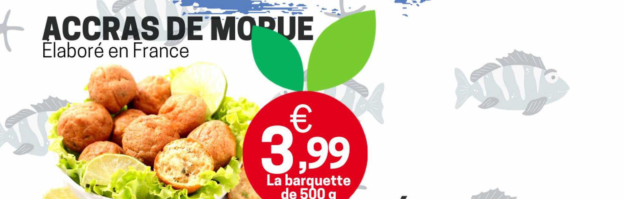 accras de morue élaboré en france