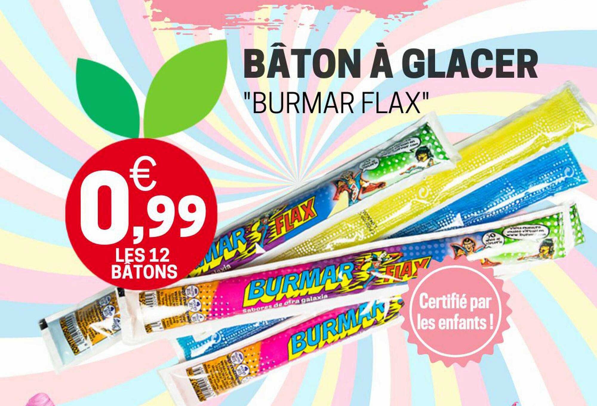 bâton à glacer "burmar flax"