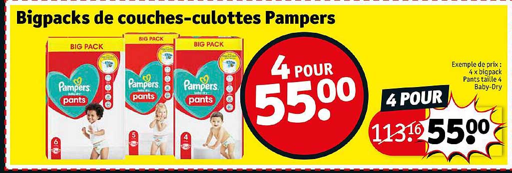 Bigpacks De Couches-culottes Pampers