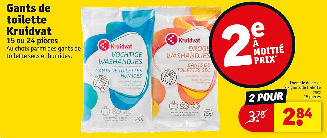 Gants De Toilette Kruidvat