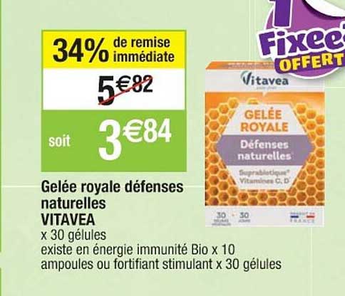 gelée royale défenses naturelles vitavea