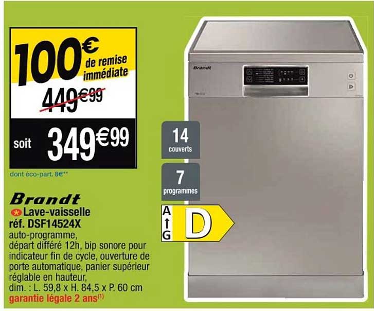 lave-vaisselle brandt