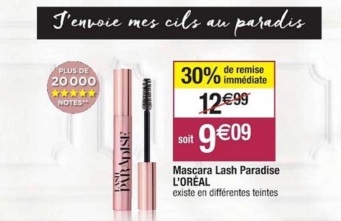 mascara lash paradise l'oréal