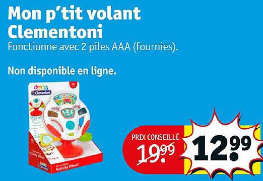 mon p'tit volant clementoni