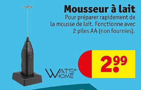 Mousseur à Lait Wats Home
