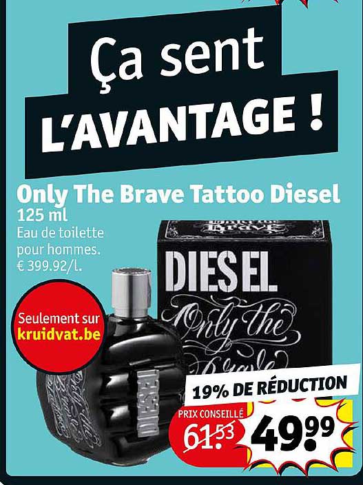only the brave tattoo diesel 125ml
