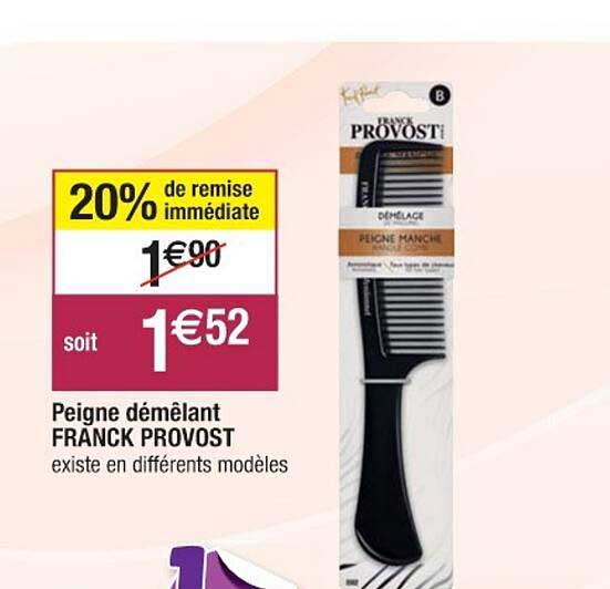 peigne démêlant franck provost