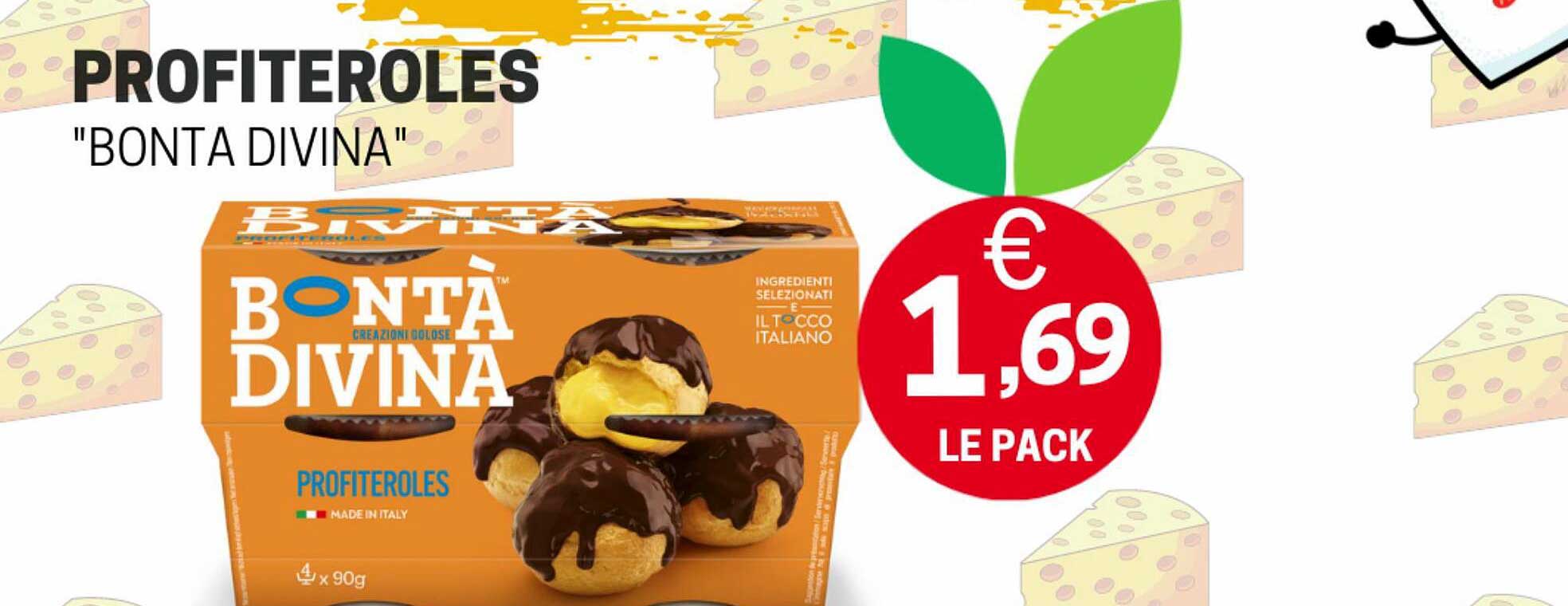 profiteroles "bonta divina"