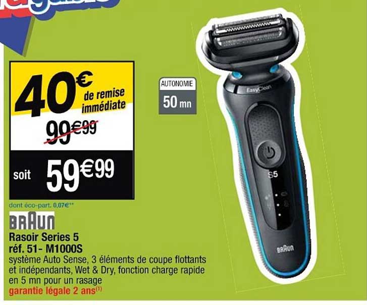 rasoir series 5 braun