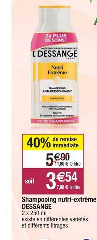 Shampooing Nutri-extrême Dessange