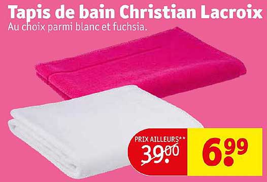 tapis de bain christian lacroix