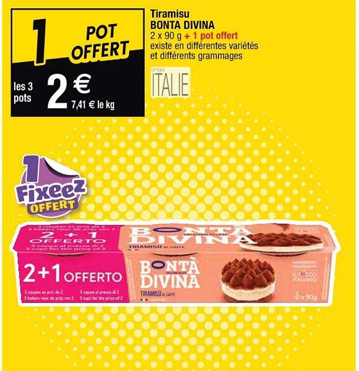 tiramisu bonta divina